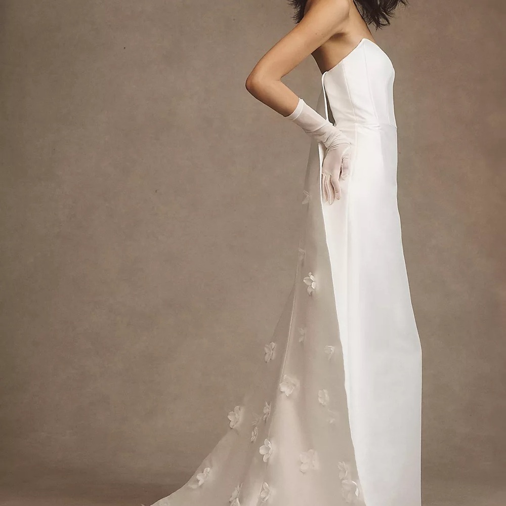 Jenny Yoo, 86010717 Catalina Strapless Cape - Picture 2 of 4
